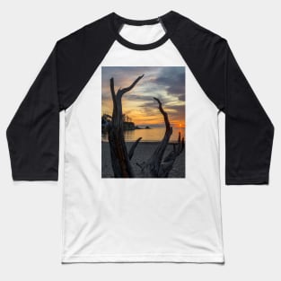 Driftwood Sunset Baseball T-Shirt